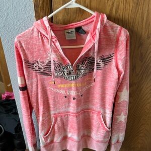 Harley-Davidson Pink Graphic Hoodie